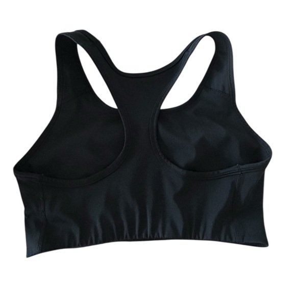 Black Nike Swoosh Sport Bra - Picture 2 of 4